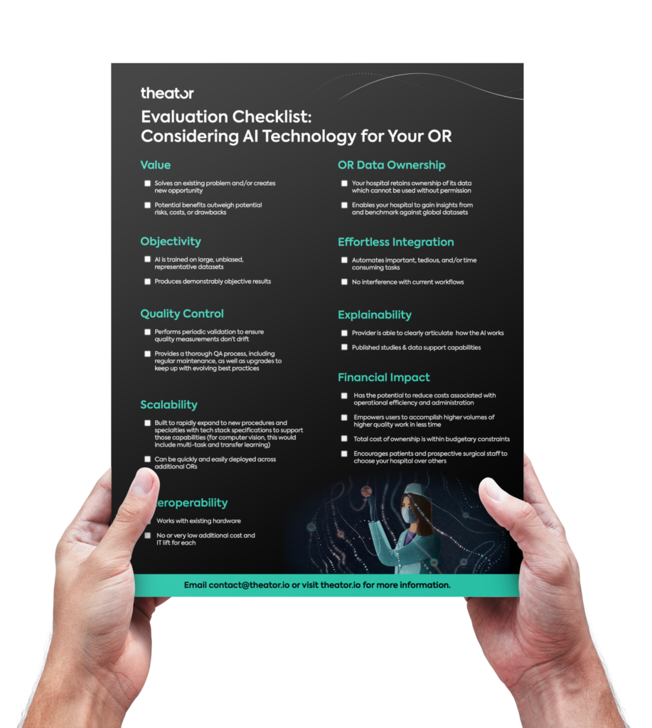 OR AI Technology Evaluation Checklist - Theator | The Surgical ...